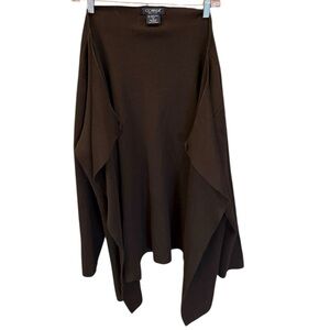 Vintage Made in Italy Clorinda Women's Brown Cardigan Wool and Acrylic Sweater